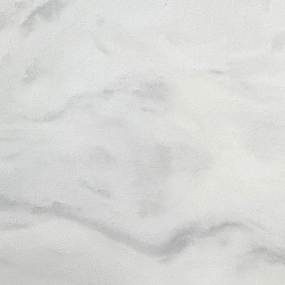 White marble with subtle gray veining, polished finish.